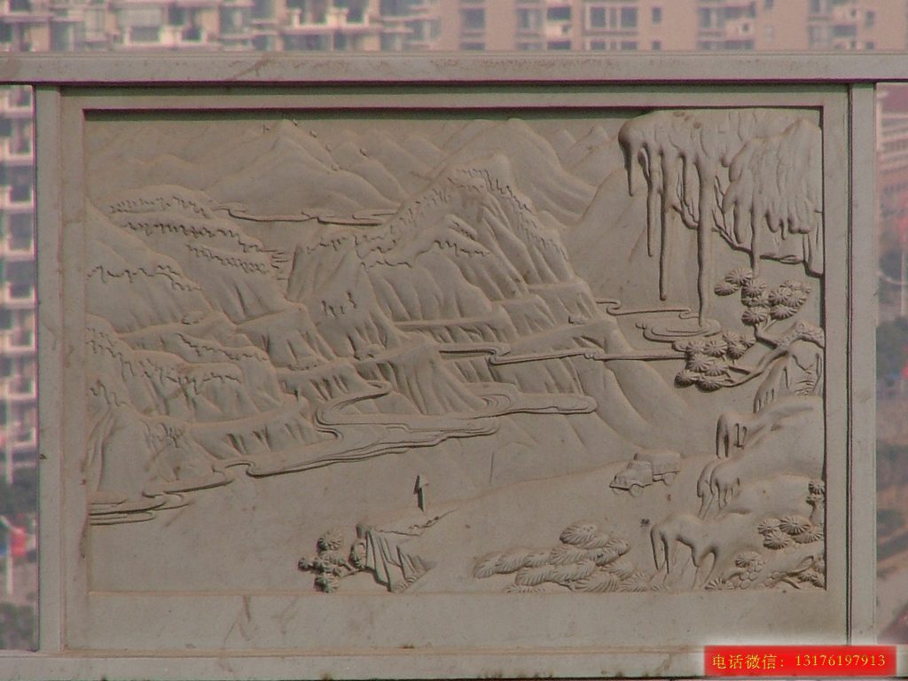 南京長江大橋的浮雕石雕壁畫設計制作