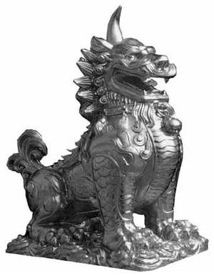 聚財轉(zhuǎn)運的石雕貔貅