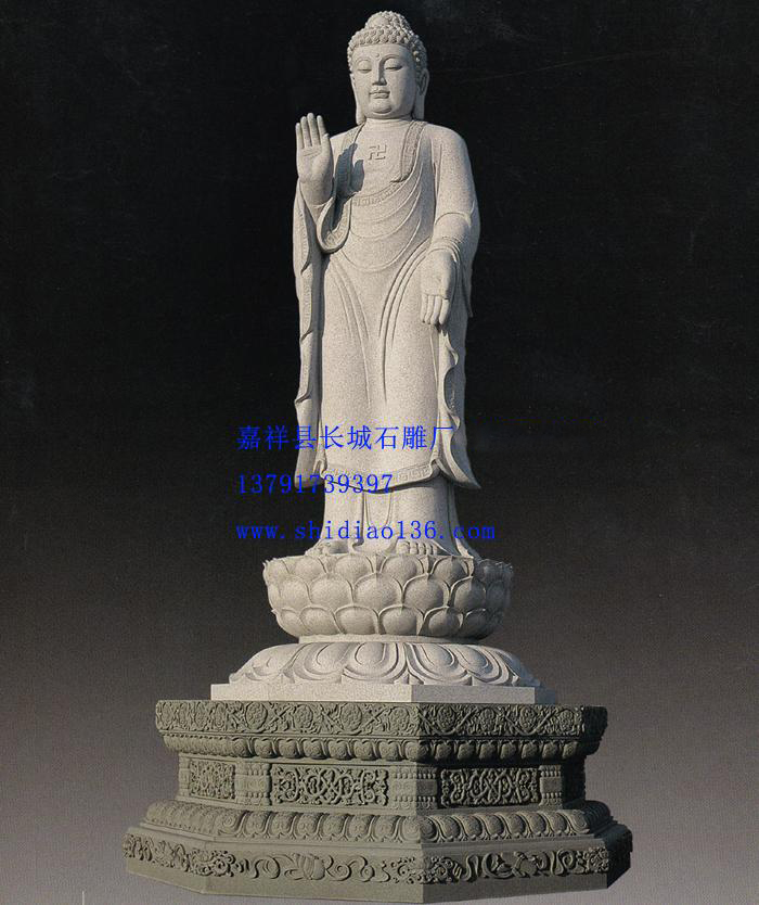 這是我們集設計加制作的石雕佛像