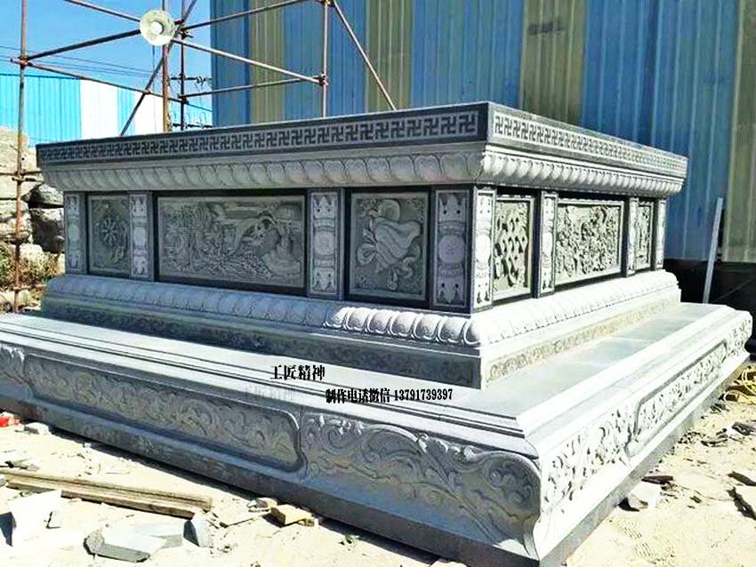 寺院佛臺(tái)，石雕須彌座雕刻圖片